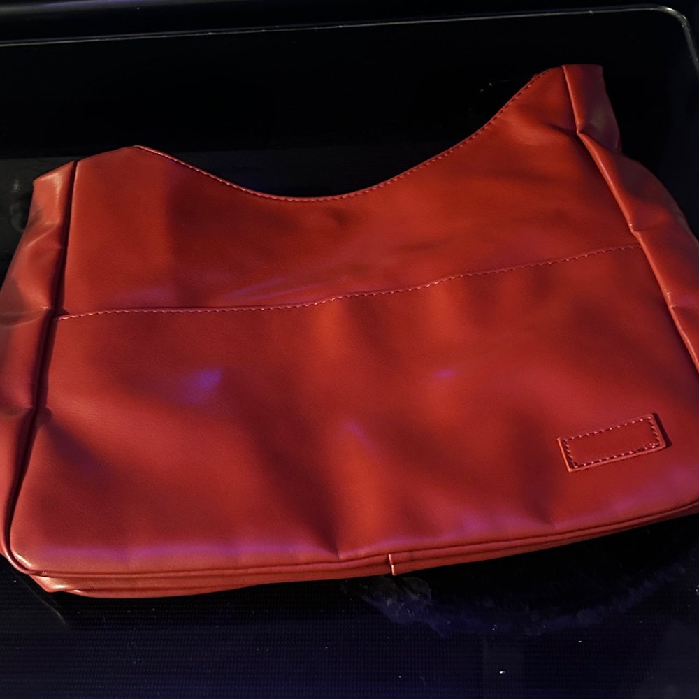 Red Vegan Purse Medium